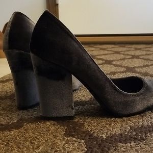 Suede heels